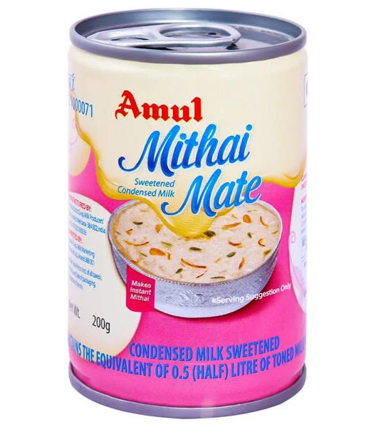 Amul Mithai Mate Sweetened Condensed Milk 200 g (Tin)